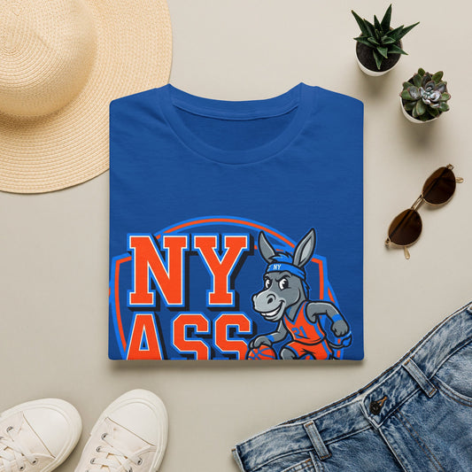 NY Ass Knickers T-Shirt — Retro Mascot Graphic Tee