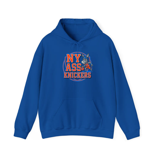 Hoodie — NY Ass-Knickers Retro Basketball Logo Hoodie with Number 11