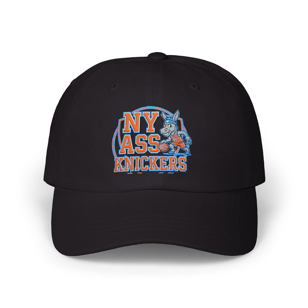 NY Assknickers Vintage Baseball Dad Cap - Retro Sports Logo Hat