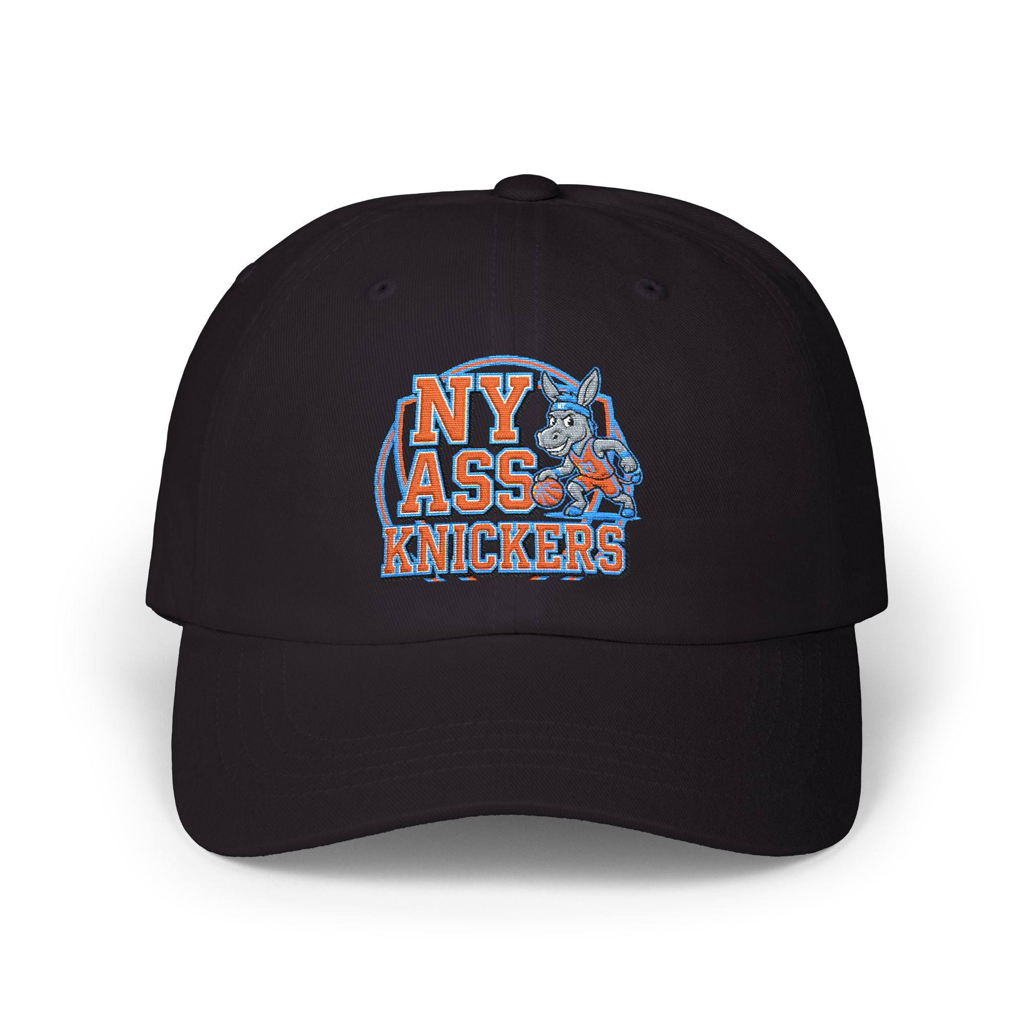 NY Assknickers Vintage Baseball Dad Cap - Retro Sports Logo Hat