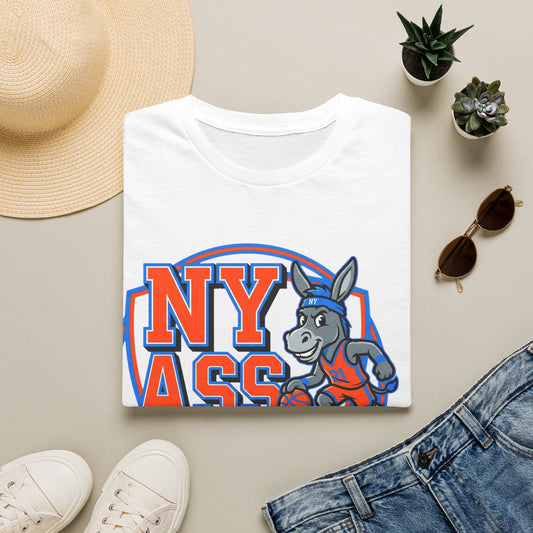 NY Ass Knickers T-Shirt — Retro Mascot Graphic Tee