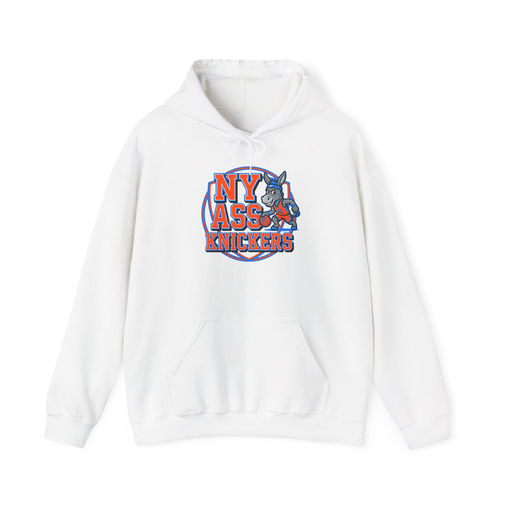 Hoodie — NY Ass-Knickers Retro Basketball Logo Hoodie with Number 11