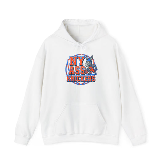 Hoodie — NY Ass-Knickers Retro Basketball Logo Hoodie with Number 11