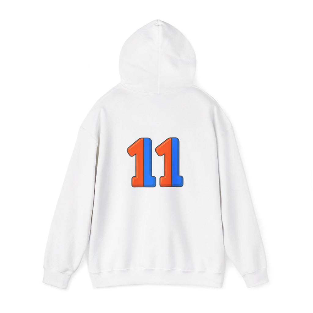 Hoodie — NY Ass-Knickers Retro Basketball Logo Hoodie with Number 11