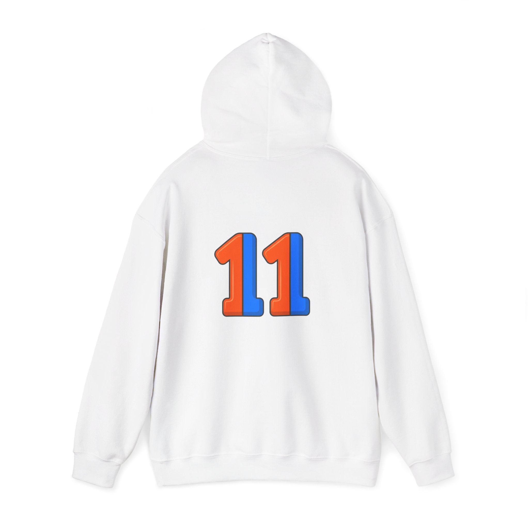 Hoodie — NY Ass-Knickers Retro Basketball Logo Hoodie with Number 11