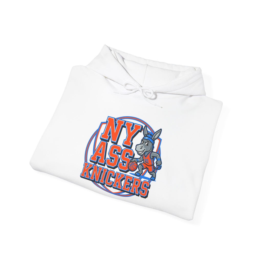 Hoodie — NY Ass-Knickers Retro Basketball Logo Hoodie with Number 11