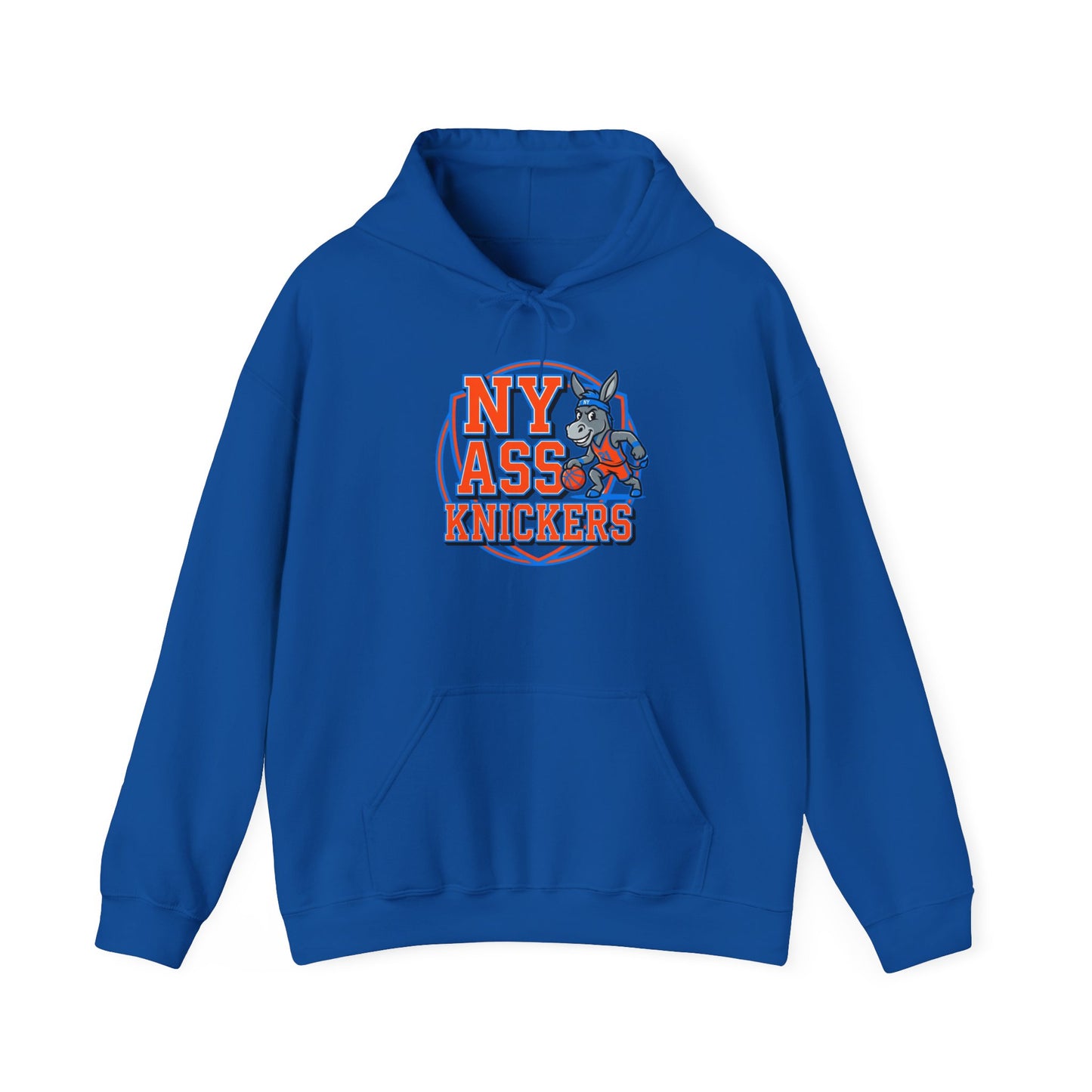 Hoodie — NY Ass-Knickers Retro Basketball Logo Hoodie with Number 11